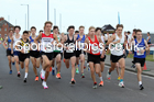 Mens under-17s 2021 Northern 6 and 4 Stage and Young Athletes Road Relays, Redcar. Photo: David T. Hewitson/Sports for All Pics